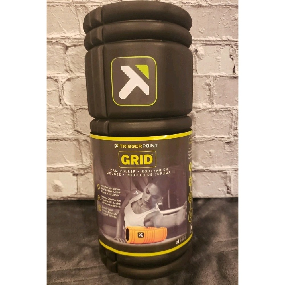 TRIGGERPOINT GRID 1.0 FOAM ROLLER BLACK/GREEN